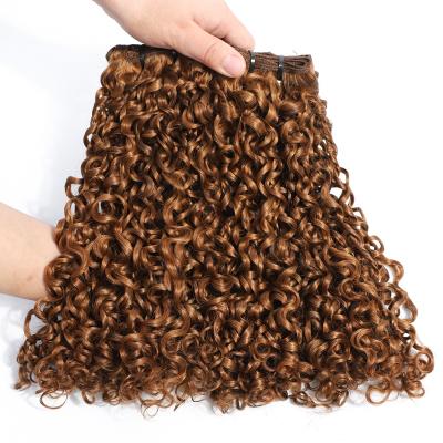 China Super Pulled Funmi SDD 13A FUMI Pixie Curl Hair Wholesale Bundle Double A Distributor Virgin Cuticle Aligned Hair Extension for sale