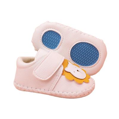 China In Stock Cheap Anti-slippery Leather Indoor Soft Unique Baby Shoes for sale