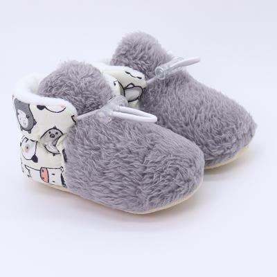 China New Fashion Anti-slippery Cotton-padded Baby Walking Shoes For Kids for sale