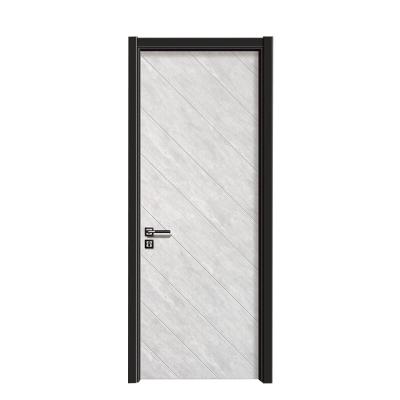 China 2021 Latest Design Moisture Proof Wooden Door Modern Erosion Control Wooden Door for sale