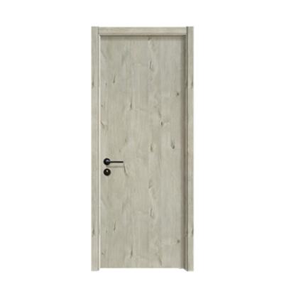 China Modern Home Decoration Oak Pleat Door Price Apartment Style Room Door Interior Wood for sale