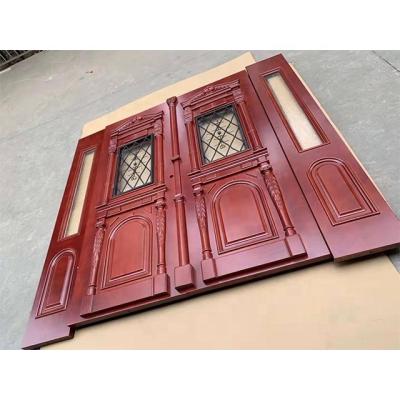 China Good Quality Modern European Entrance Design Front Door Design With Decorative Glass For Bedroom for sale