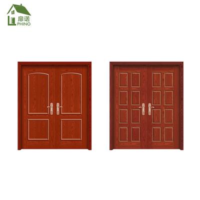 China Best Selling Mid Century Security Door German Wooden MDF Door Design With Eco - Friendly Film for sale