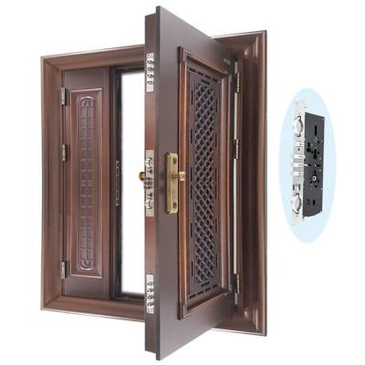 China China Manufacturer High Quality Modern Design Luxury Outdoor Security Top Steel Door for sale