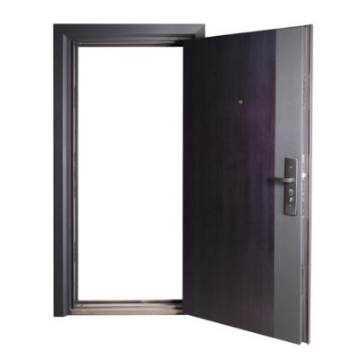 China Security Minimalist Custom Apartment Sizes Steel Door With Steel Frame Steel Doors Front for sale