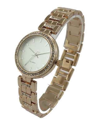 China Not Specified Luxury Full Crystals Diamonds Ladies Watches Bracelet Set South America Women Relojes Fashion Gold Steel Belt Wrist Watch for sale