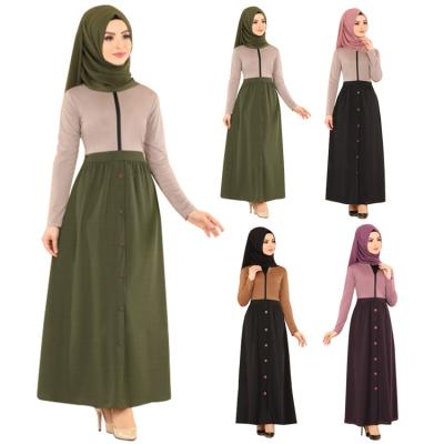 China Dubai Abaya Malaysia Basic Ethnic Elegant Muslim Dress Islamic Clothing GH-21300 Clothing for sale