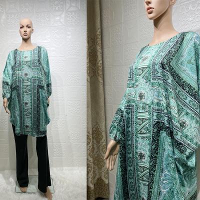 China Polyester GH-YS060 Clothing Arab Ethnic Muslim Two Piece Set Leisure Islamic Suit Clothing For Women for sale