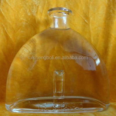 China Super Flint Glass Empty 1.5L 2 Liter Glass Wine Bottle with Stopper for sale