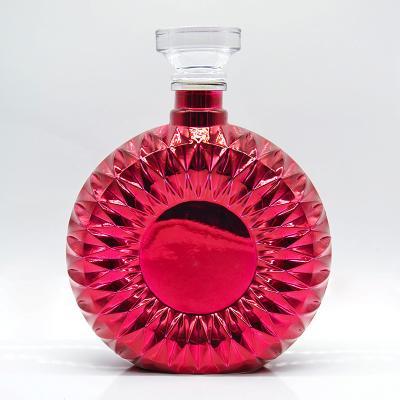 Chine Bouteille en verre de super flint pour le cognac de liège hautement transparent type d'étanchéité directe à vendre