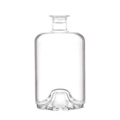 China 1000ml Glass Bottle for Beverage Super Flint Glass Material Whiskey Bottle for sale