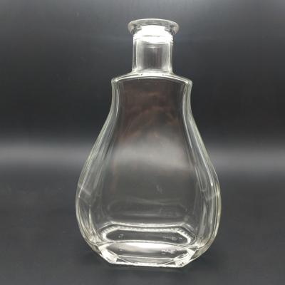 China Super Flint Brandy Glasflaschenhersteller mit Korkverschlussart und FOB-Frist zu verkaufen