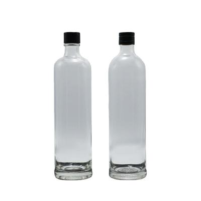 Cina Termini FOB Bottiglia d'acqua in vetro Super Flint con tappo e superficie deccale 750ml 1000ml in vendita