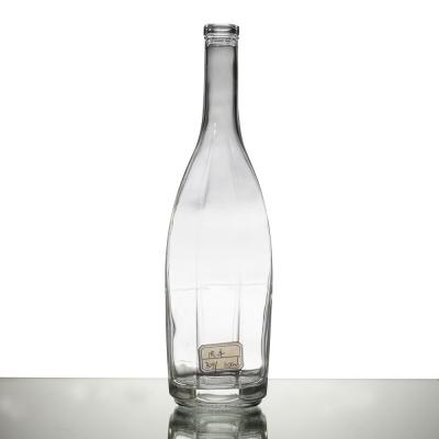 Cina Materiale del collare Materiale di vetro Super Flint Bottiglia di vetro da 4,5 litri per vodka gin whisky in vendita