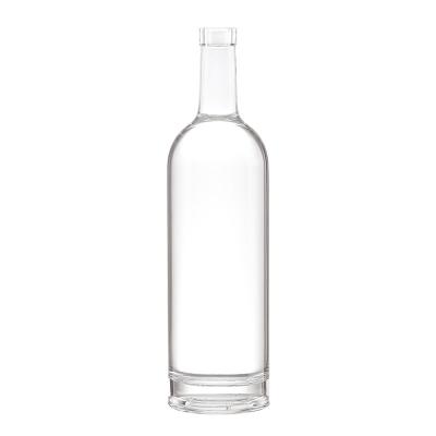 China Warmstempel 2 Liter Glasflasche für individuelle Form Saft Spirituosen Alkohol Wodka Gin Blauwein zu verkaufen