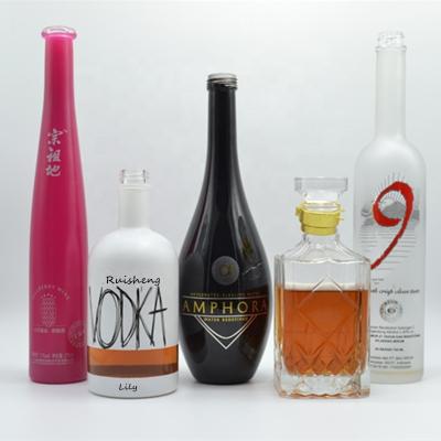 China Halsbandmaterial Glas 700 ml leere Olivenölflasche mit Zertifizierung und dickem Boden zu verkaufen