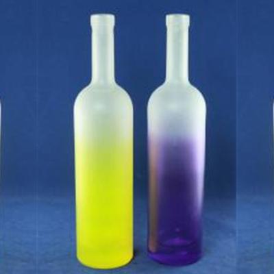 China Sealing Type CROWN CAP Super Flint Wine Glass Bottle in Crystal White Material for sale