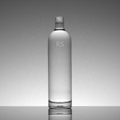 China 1 Liter Clear Glass Bottle for Beverage Trade Assurance Payment Industrial Beverage for sale