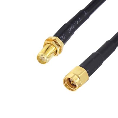 China OEM LMR200 400 Low Loss 50ohm RF Best Quality 50ohm RF Cable Assemblies Coaxial Cable LMR200 400 SMA Male-SMA Female for sale