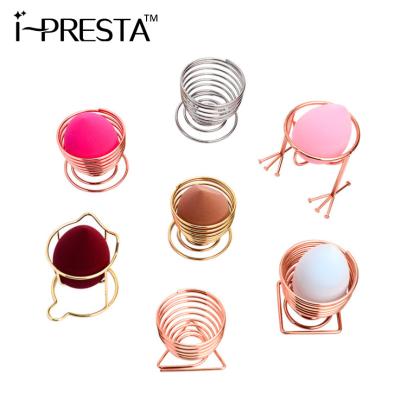 China 2021 Creative Design Stainless Steel Makeup Beauty Egg Powder Blast Beauty Egg Holders for sale