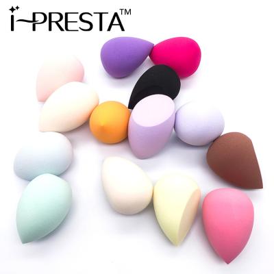 China Factory Wholesale Super Soft Hard/Natural Waterdrop Latex Super Soft Beauty Makeup Sponge Free Blender for sale