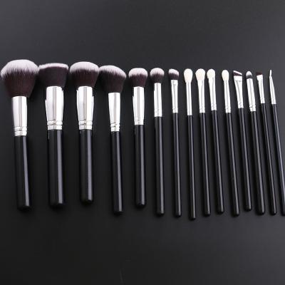 China Angular Blush IPRESTA High Quality Synthetic Hair Makeup Brush Set Concealer Blush and Foundation High End Makeup Brush 15pcs for sale