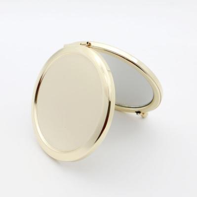 China High Quality Custom Made Magnifying Logo Pocket Mirror Cosmetic Mini Makeup Key Chain Mirrors for sale