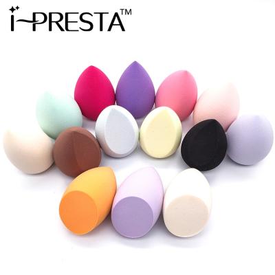 China IPRESTA Best Selling Super Soft/Natural Cosmetic Latex Foundation Powder Puff Latex Ladies Customized Tools Logo Makeup Sponge Blender for sale