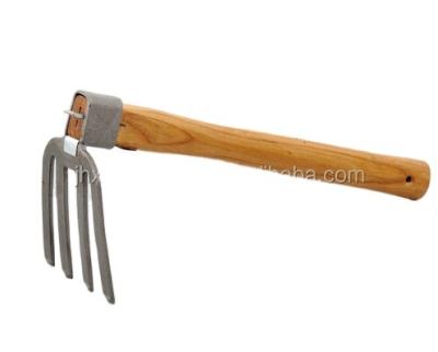 China The mini 4 tines rake in the shape of a fork for sale