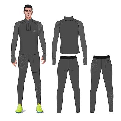 China High Quality Men's Jogging Gym Wear Breathable Custom Training Logo Jogger Sweatsuit Running Set For Men for sale