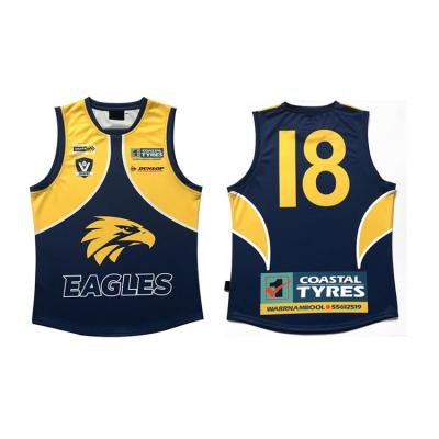 China Breathable OEM Custom Make Afl Jumpers Wholesales Footy Jumper Jersey for sale