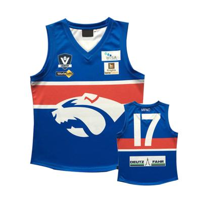 China Breathable Afl Soccer Jersey Footy Durable Jersey OEM Best Quality Best Quality for sale