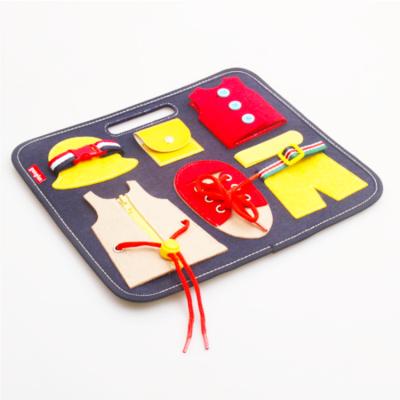 China Busy Montesorri Girl Stuff Book Diy Board Eco-friendly Material Multifunctional Skill Accessory for sale