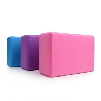 China EVA Foam Custom Color Ergonomic Friendly Dense Soft Memory EVA Foam Yoga Block for sale