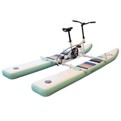 China PVC Outdoor Water Bikes Parts Portable Boat Water Bike Prices Pedal Floating for sale