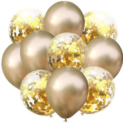 China Whole Sale China Chrome Advertisement Big Party Colorful Advertising Party Wedding Metal Balloon Latex Metallic Balloons for sale