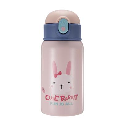 China Cuteness 400ml High Quality PORTABLE Mini Flask Double Wall Children's Vacuum Sippy Cup for sale