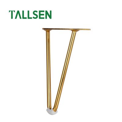 China Concise Style TALLSEN Manufacturer Price Hardware Accessories Bathroom, Dining Table Metal Furniture Legs for sale