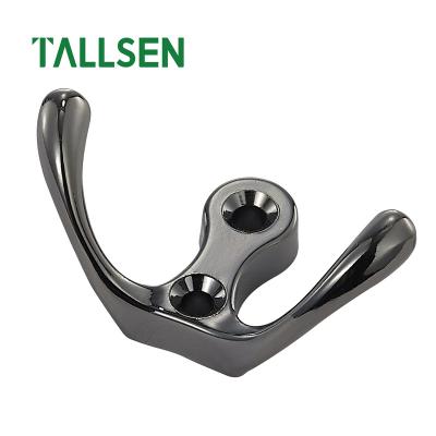 China Factory price retro high quality cheap zinc alloy metal hardware bathroom furniture firm clothes hooks. for sale