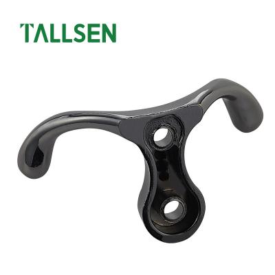 China Sustainable Tallsen Hanging Products Metal Designer Foldable Wall Mounted Zinc Alloy Clothing Hook for sale