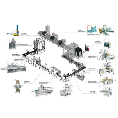 China Factory Use Custom Food Medicine Food Cartoning Packaging Production Lines for sale