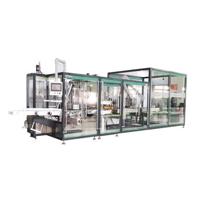 China Full Automatic Products Carton Box Packaging Machine Case Packer Maker 400 Carton Per Hour Electric Ordinary Product 30-90l/min for sale