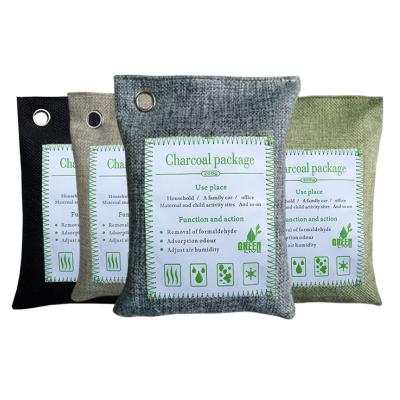 China Viable High Quality Natural Healthy Odorless Odor Absorb Bamboo Charcoal Moisture Control Sewage Bags for sale