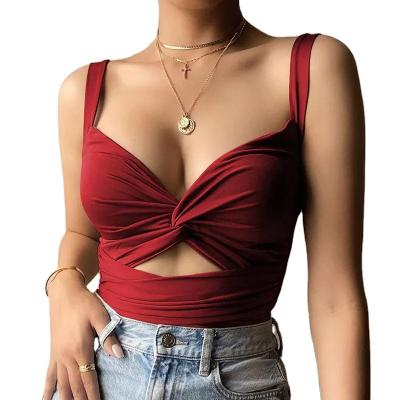 China Summer QUICK DRY woman tops sexy women's tops crop tops without backless v-neck sexy women's blouses for sale