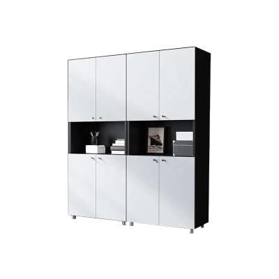 China LANRAN E1 Metal Particle Board 3 Layers Black White Home Office Filling Cabinet Furniture Metal for sale