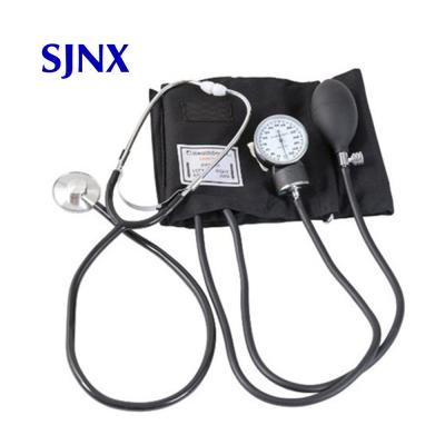 China Home Hospital BP Blood Pressure Monitor Watch Strap Stethoscope Arm Type Aneroid Mechanical Sphygmomanometer Sphygmomanometer with Stethoscope for sale