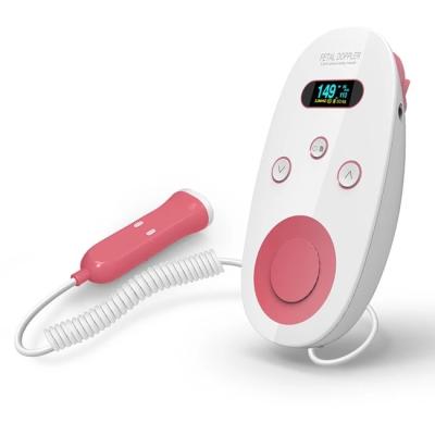 China Factory Price High Quality Plastic Baby Doppler Fetal Heart Monitor for sale