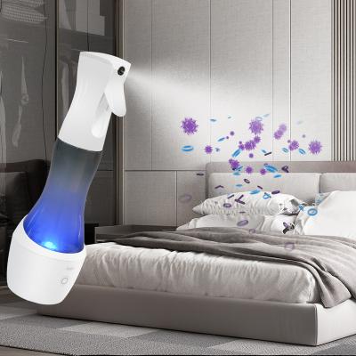 China Humidify Sterilizer Ozone Water Sprayer Personal Chargeable Mood Light Ozone Generator Disinfect for sale