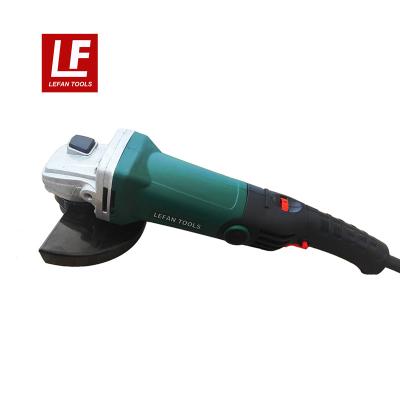 China Cutting LEFAN Power Tools Electric Angle Grinder 100 MM /4in polishing machine sander polisher 750W with variable speed control for sale