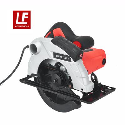 China Wood Saw LEFAN High Quality 1200 W Portable Electric Circular Saw Machine Wood Cutting Tile Cutting Angle Adjustable Tool for sale